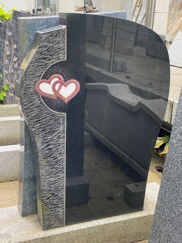 Einfachgrab komplett mit Umrahmung